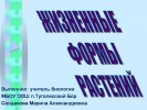 Формы растений